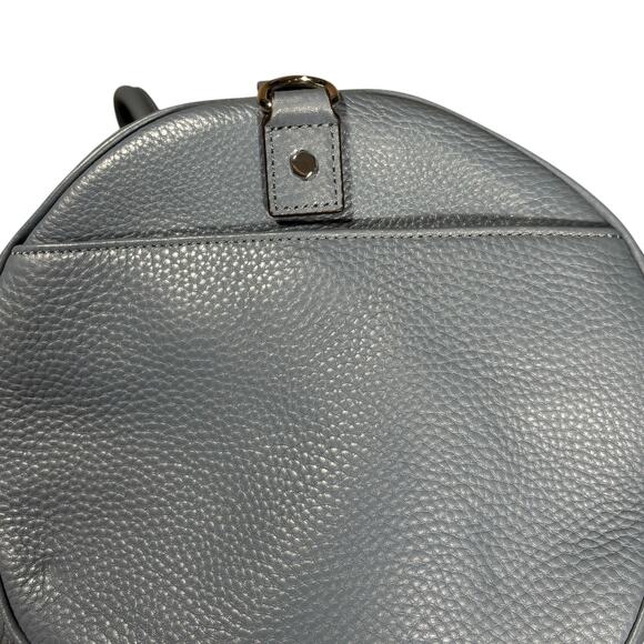 NEW WITH TAGS URI MINKOFF BLUE LEATHER DUFFEL BAG - Picture 7 of 11